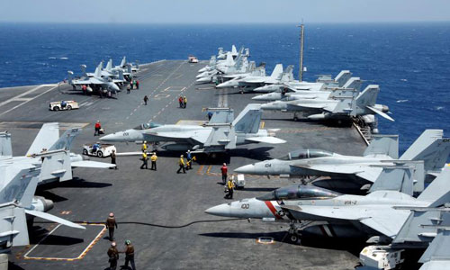 Ảnh tàu sân bay Mỹ USS Carl Vinson ở Biển Đông